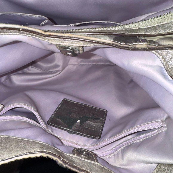 Coach Madison Op Art Sateen Maggie Shoulder Bag - Picture 9 of 13